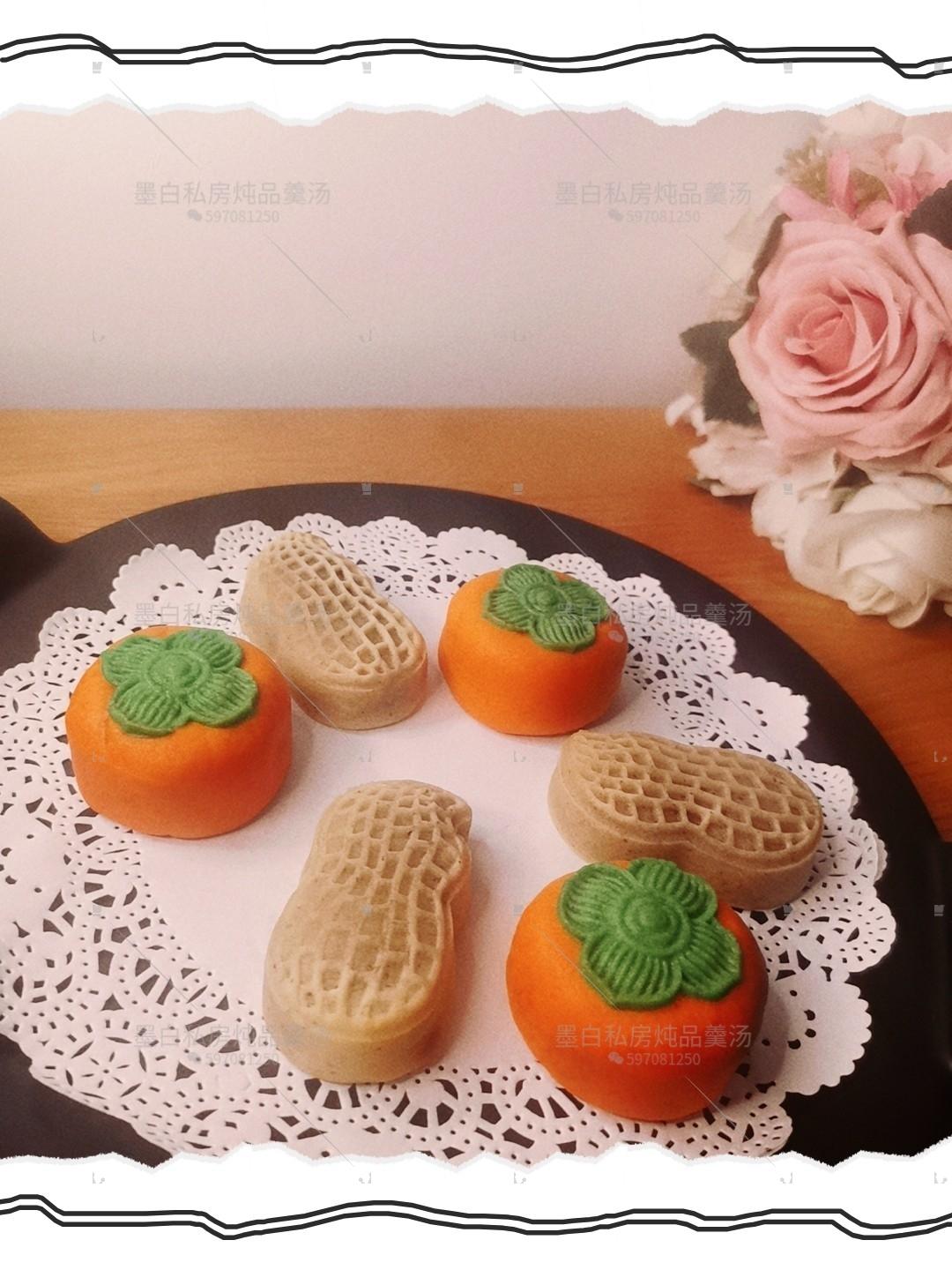 全网独家（原创）柿柿如意—广式金沙奶黄月饼（内附视频做法）