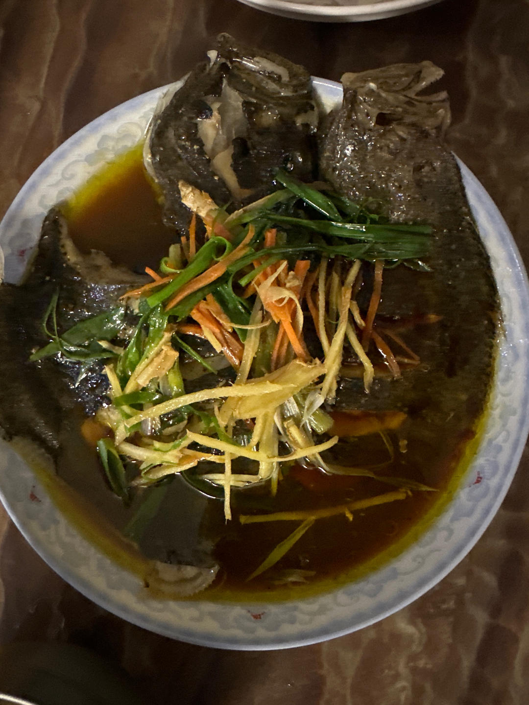 清蒸多宝鱼