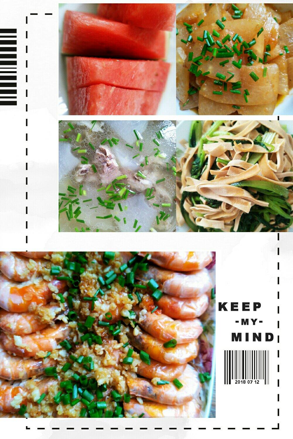 虾最美味的吃法必须是这个——蒜蓉蒸虾（多动图，孔瑶的食谱）