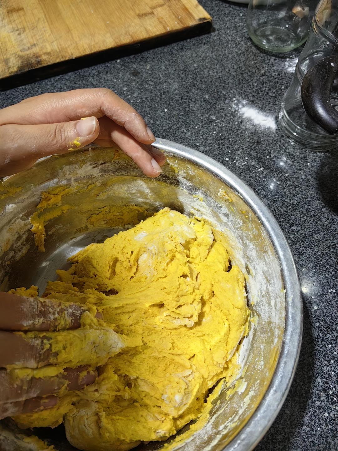 不会变形的南瓜饼