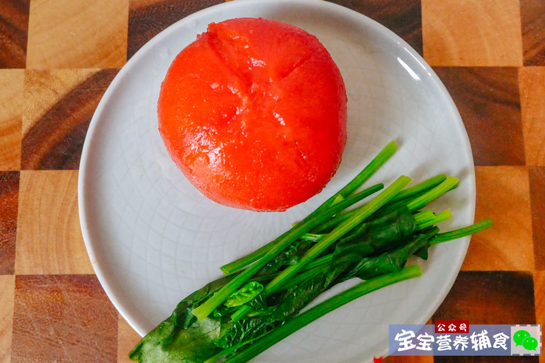 番茄鳕鱼汤面~宝宝辅食的做法 步骤2