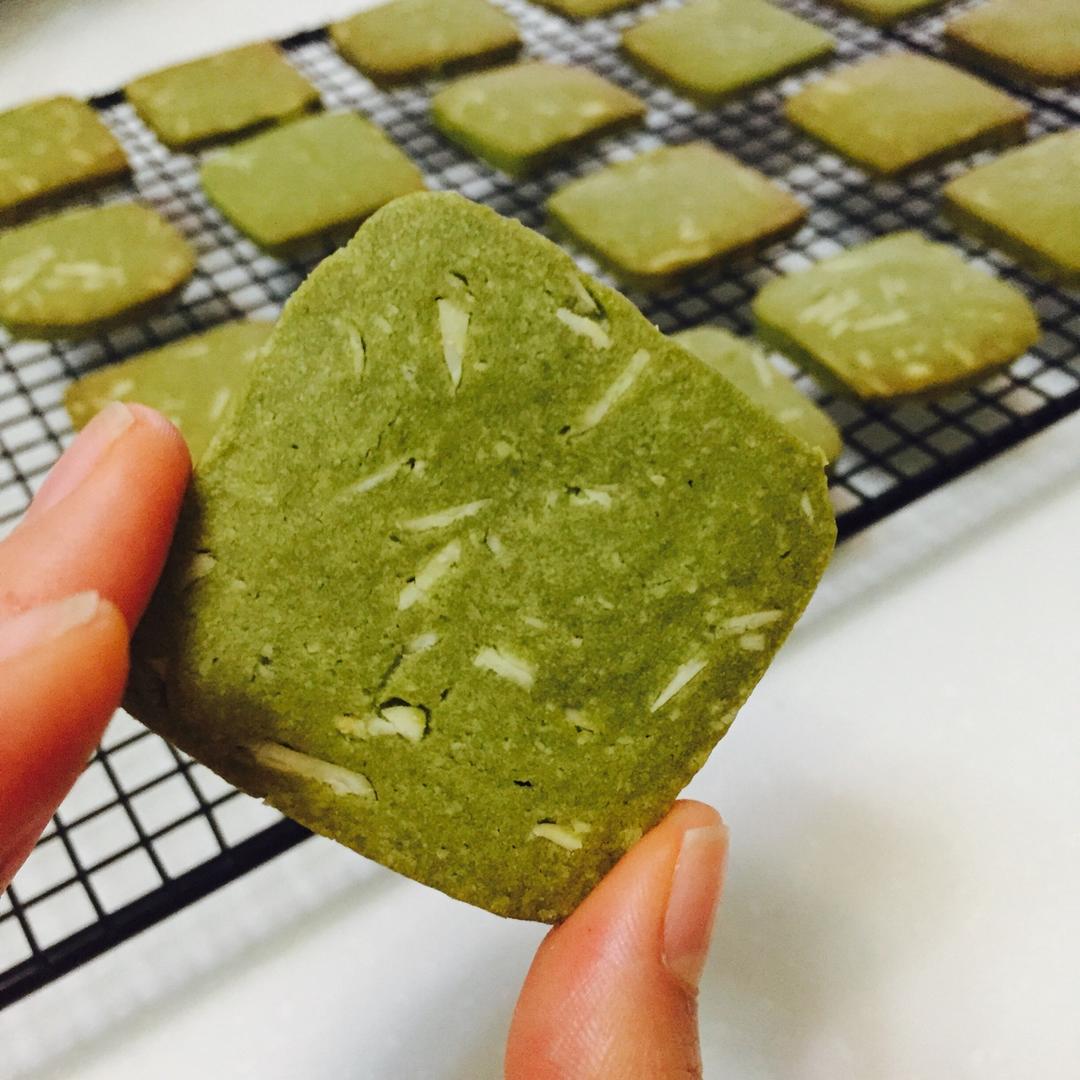抹茶杏仁饼干