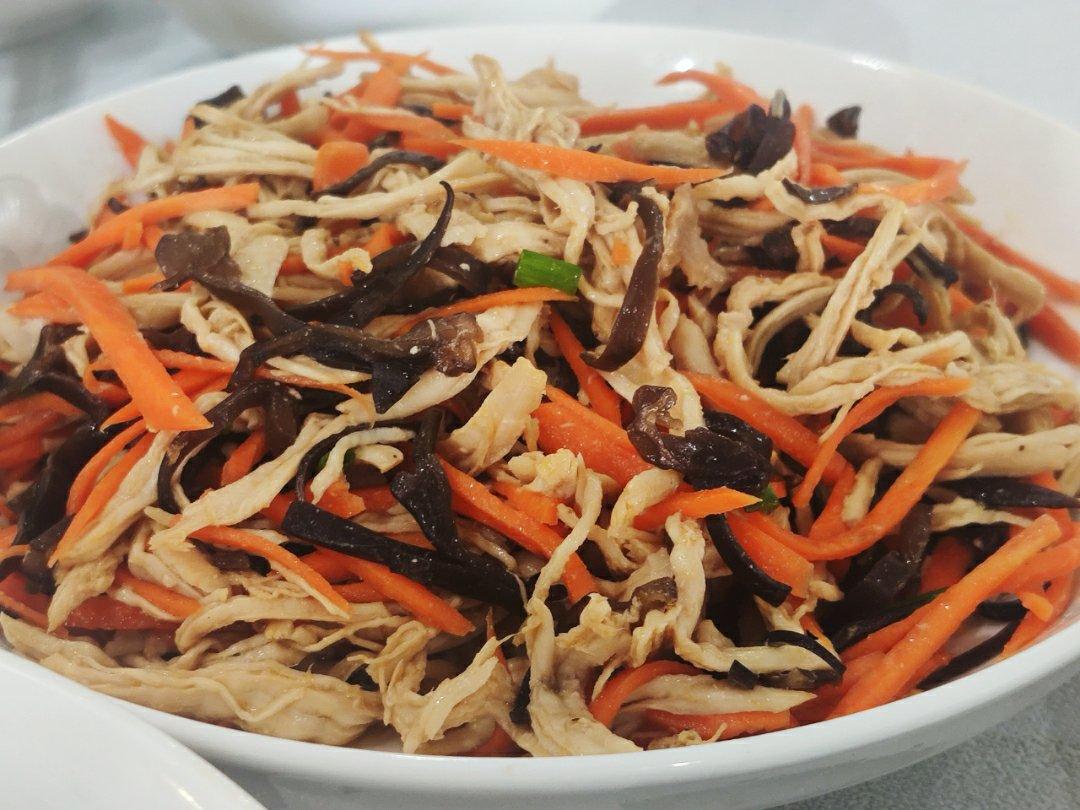 减脂健身｜凉拌手撕鸡丝（香辣&麻油版）