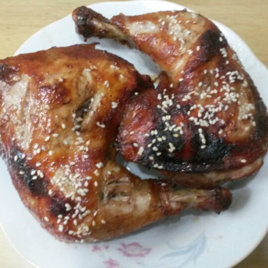 中式烤鸡腿
