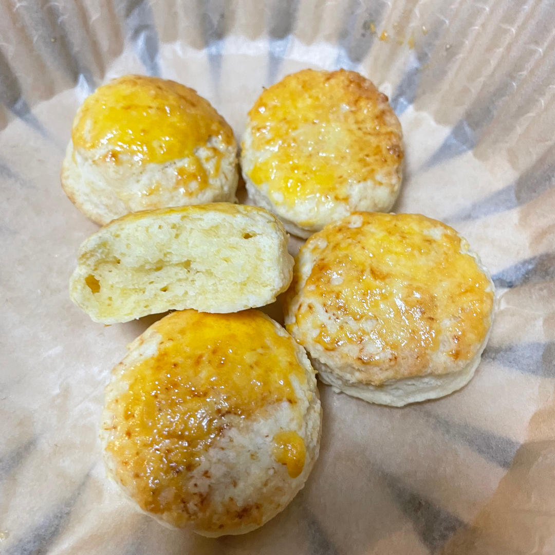 一定要尝试！爆炸好吃的！淡奶司康！【空气炸锅司康】