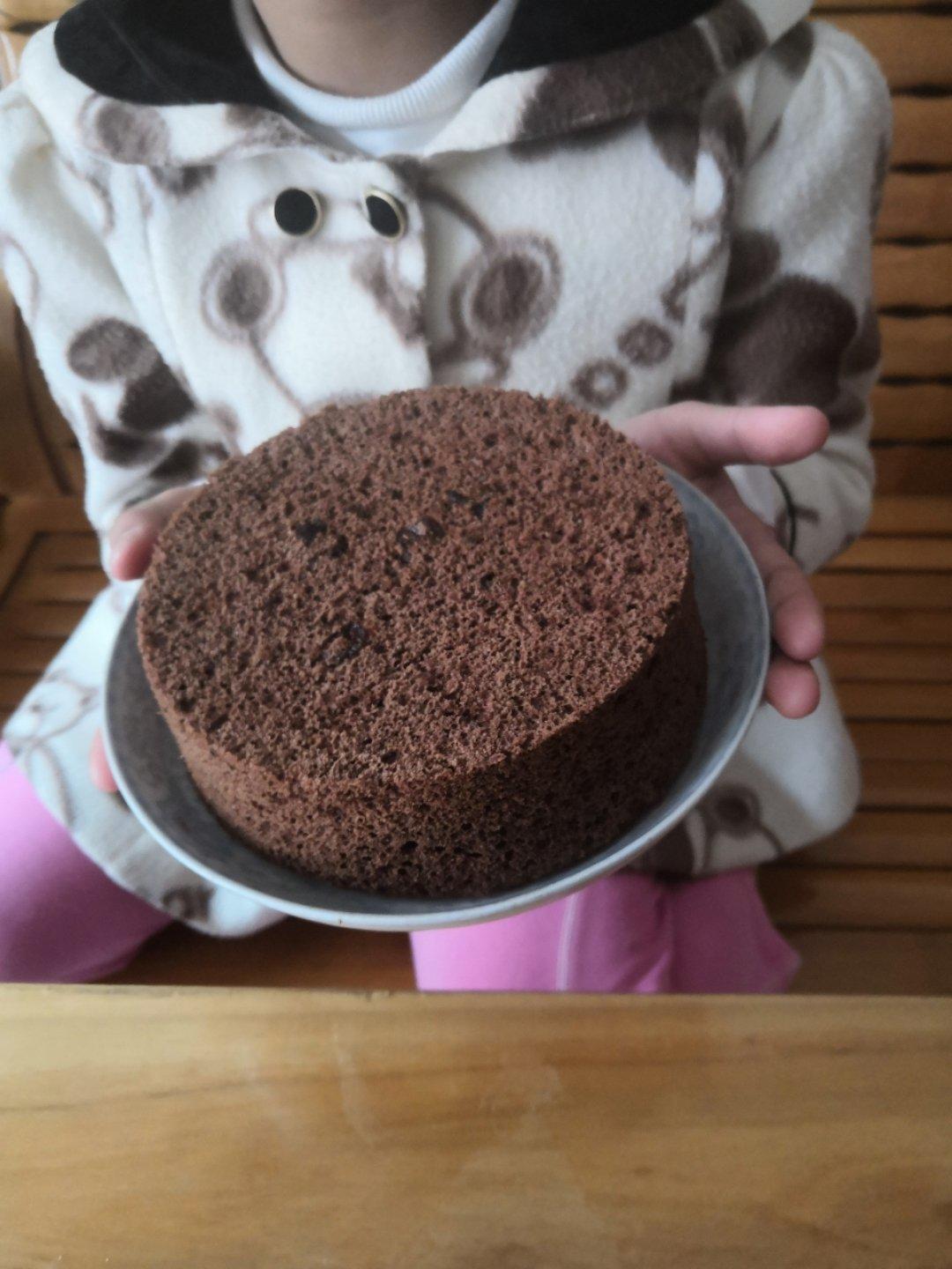 详细版！6寸巧克力戚风蛋糕，100%成功！