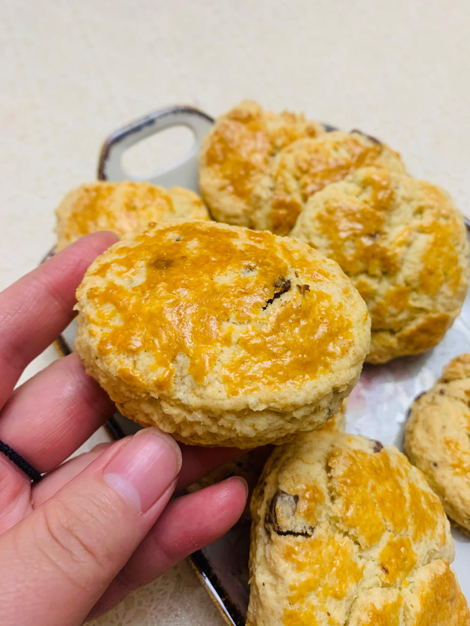 完美裂纹～百分百成功的超好吃奶香司康（禁止搬运）