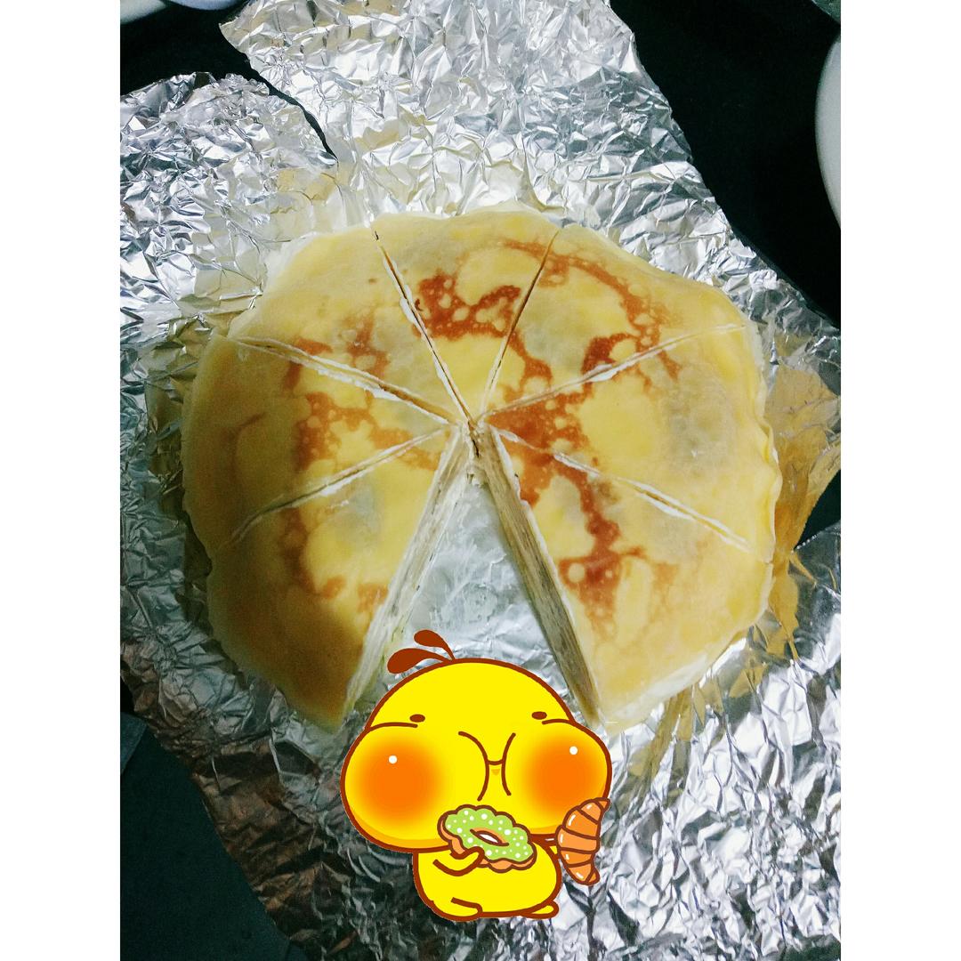 香蕉奶油千层蛋糕