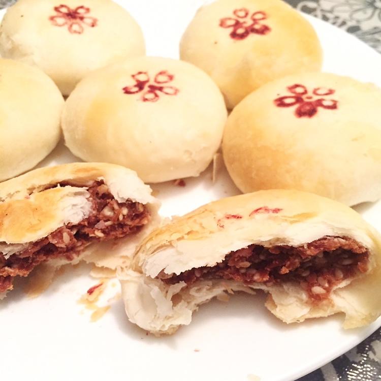 玫瑰鲜花饼