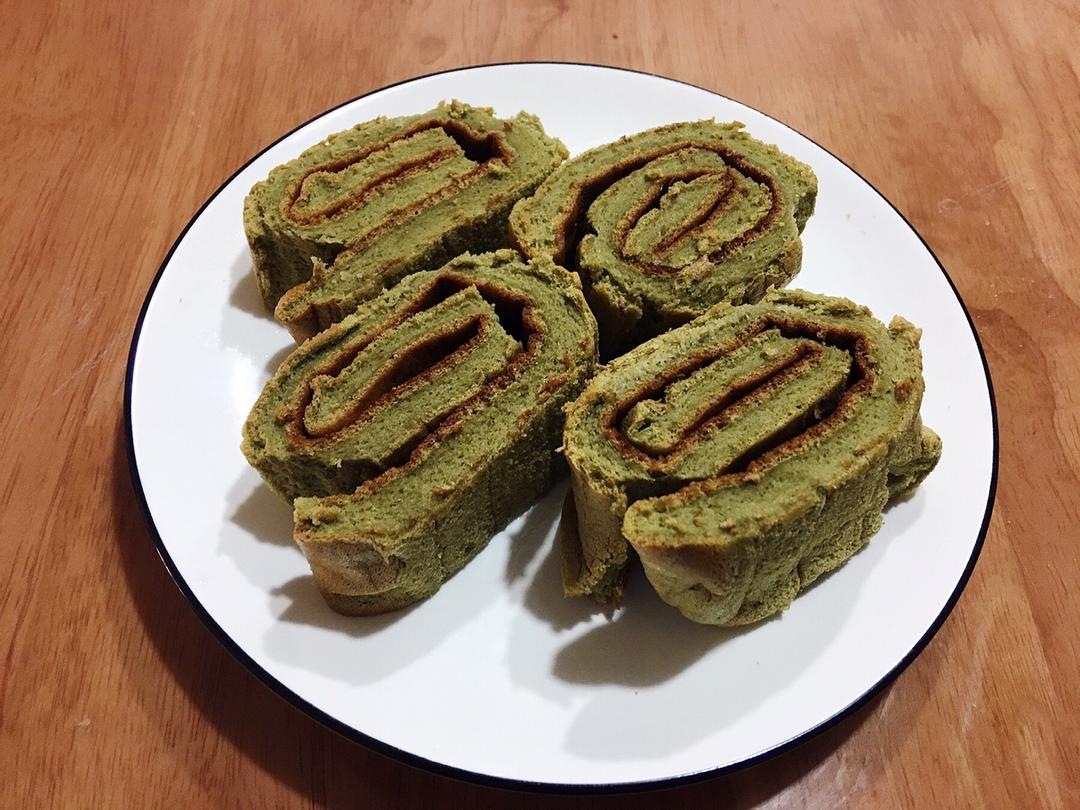 抹茶蜜豆蛋糕卷
