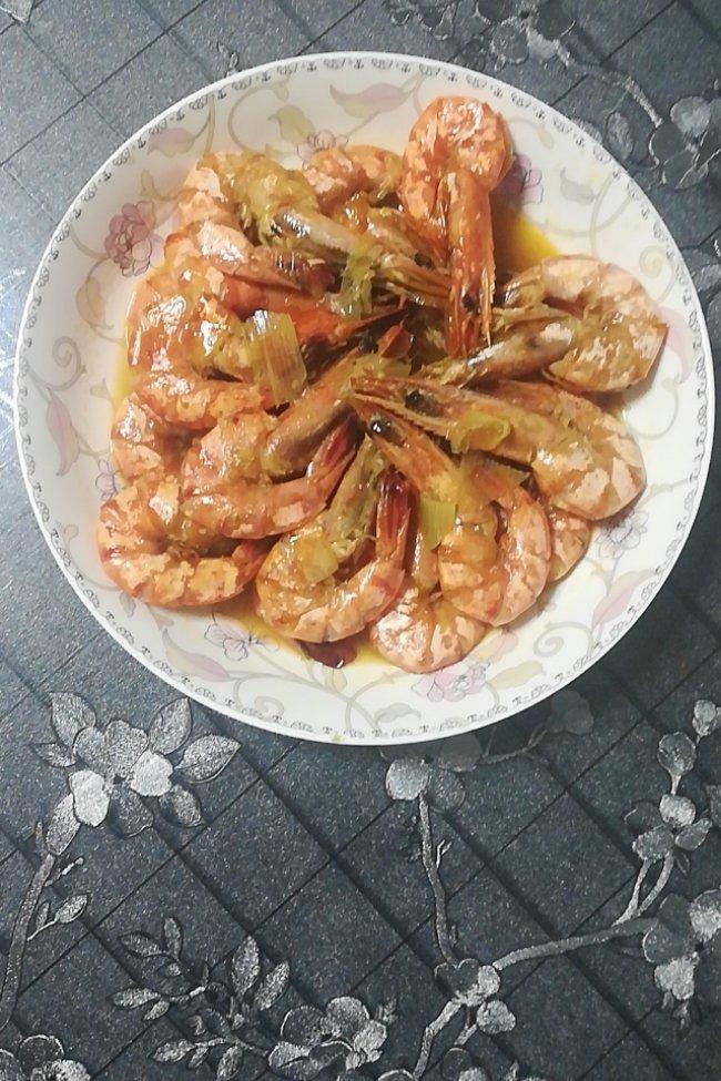 虾油焖大虾