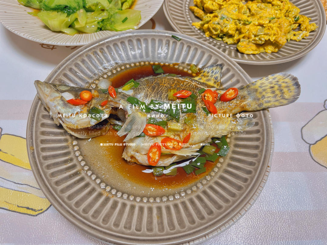 超入味清蒸鱼～清蒸鲈鱼桂花鱼（家常独创）