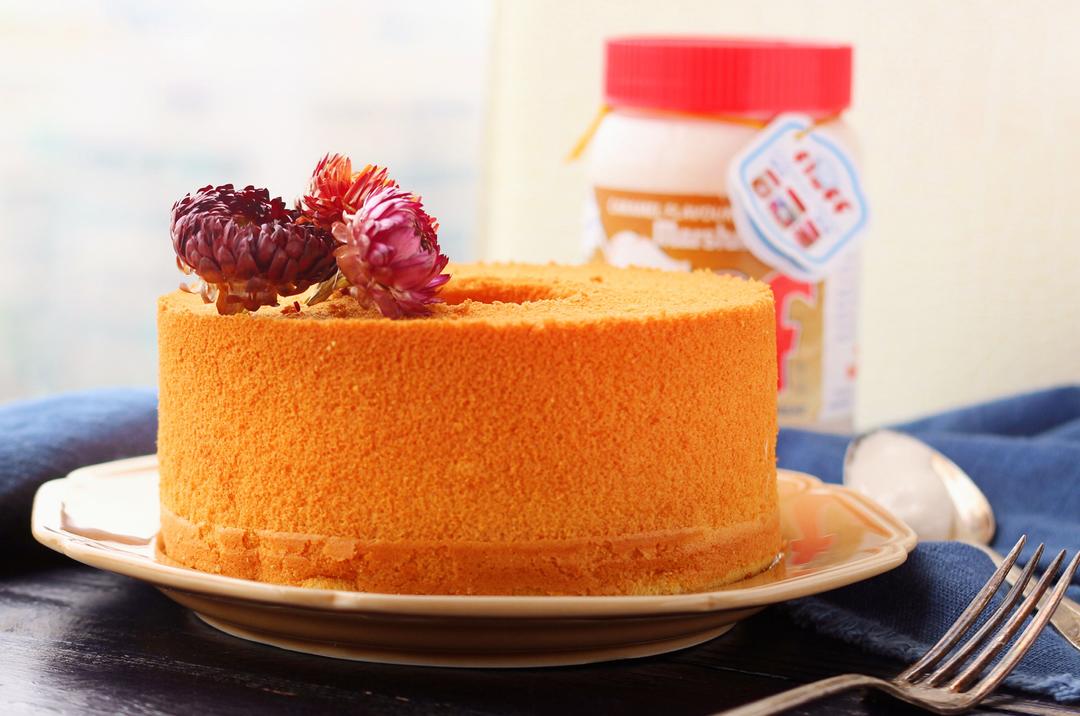 FLUFF焦糖味棉花糖戚风蛋糕的做法