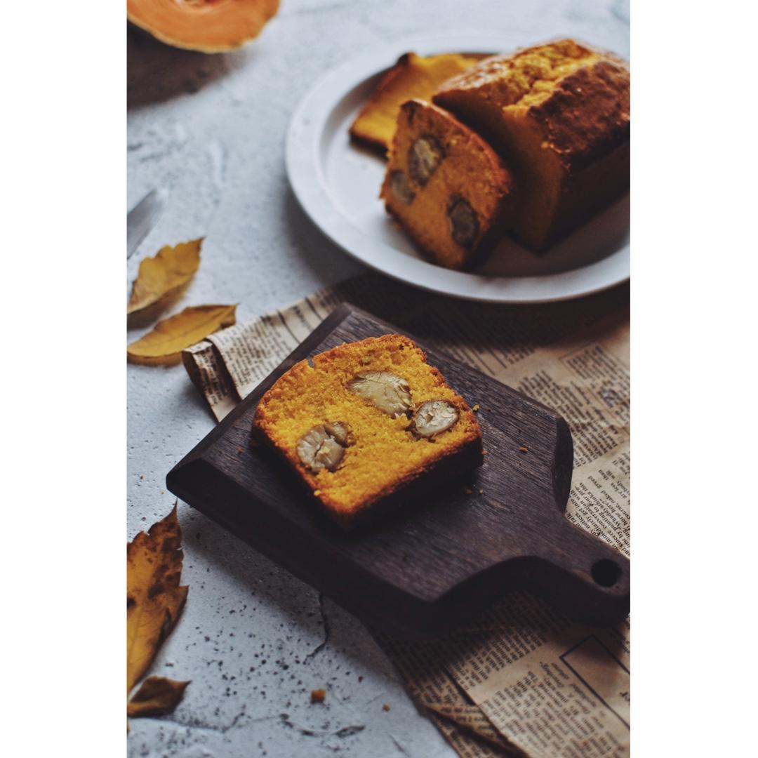 南瓜栗子磅蛋糕--凯伍德厨师机版