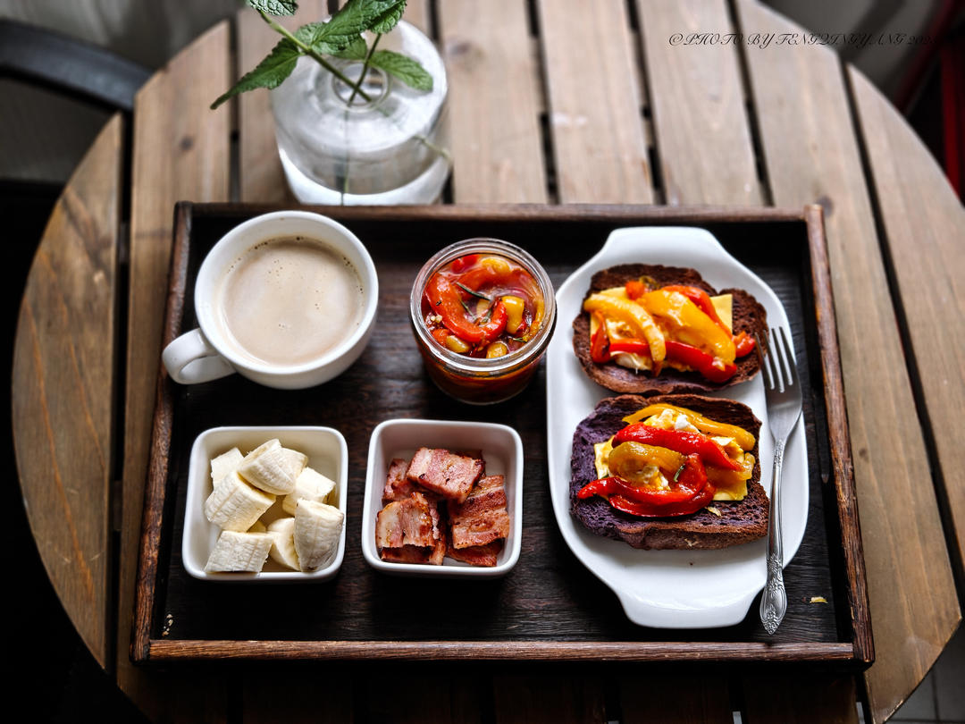 意式烤彩椒^夏日轻食^