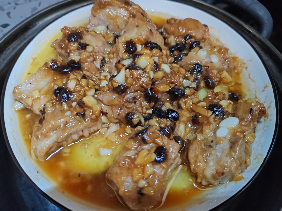 家常菜～豉汁蒸排骨