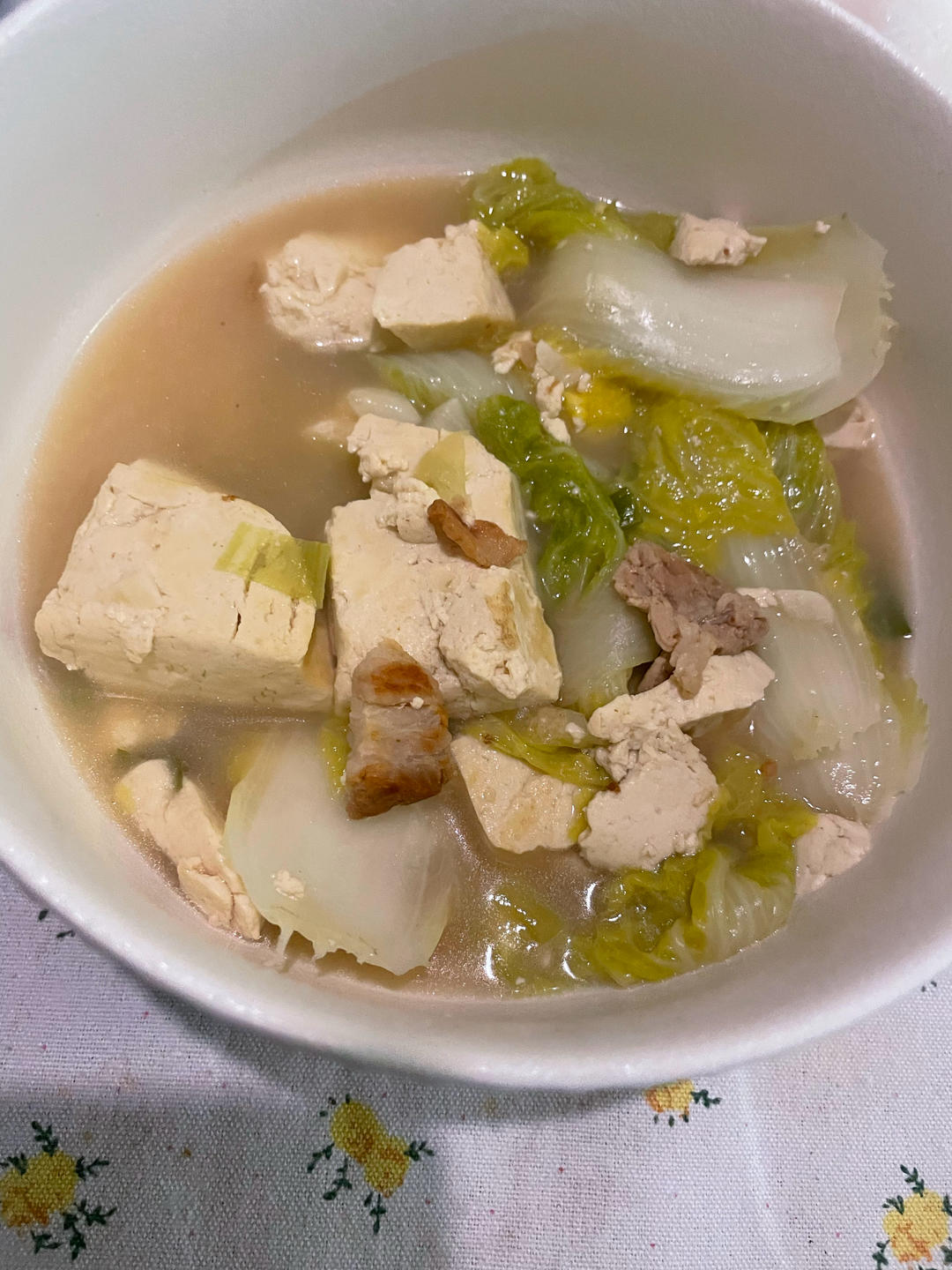 每天一碗越喝越瘦‼️娃娃菜豆腐汤