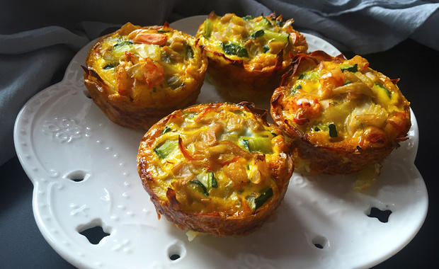 无油鸡蛋土豆塔的做法