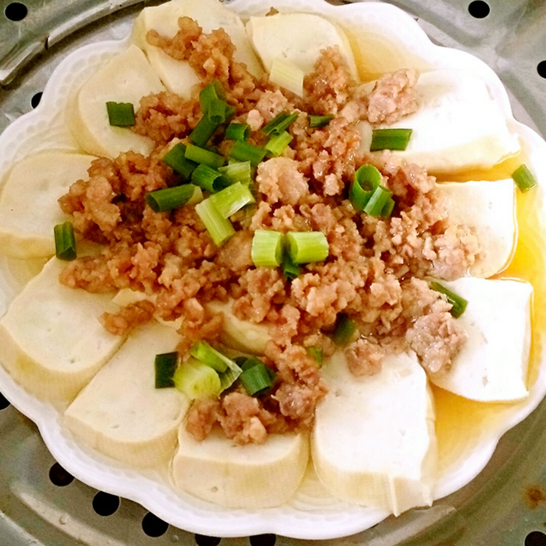 肉末蒸豆腐