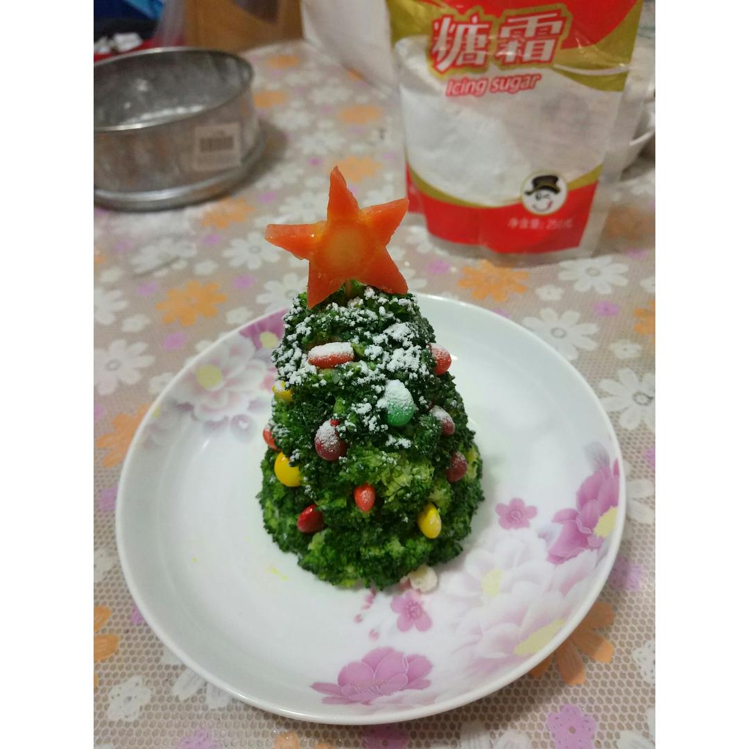 西兰花圣诞树