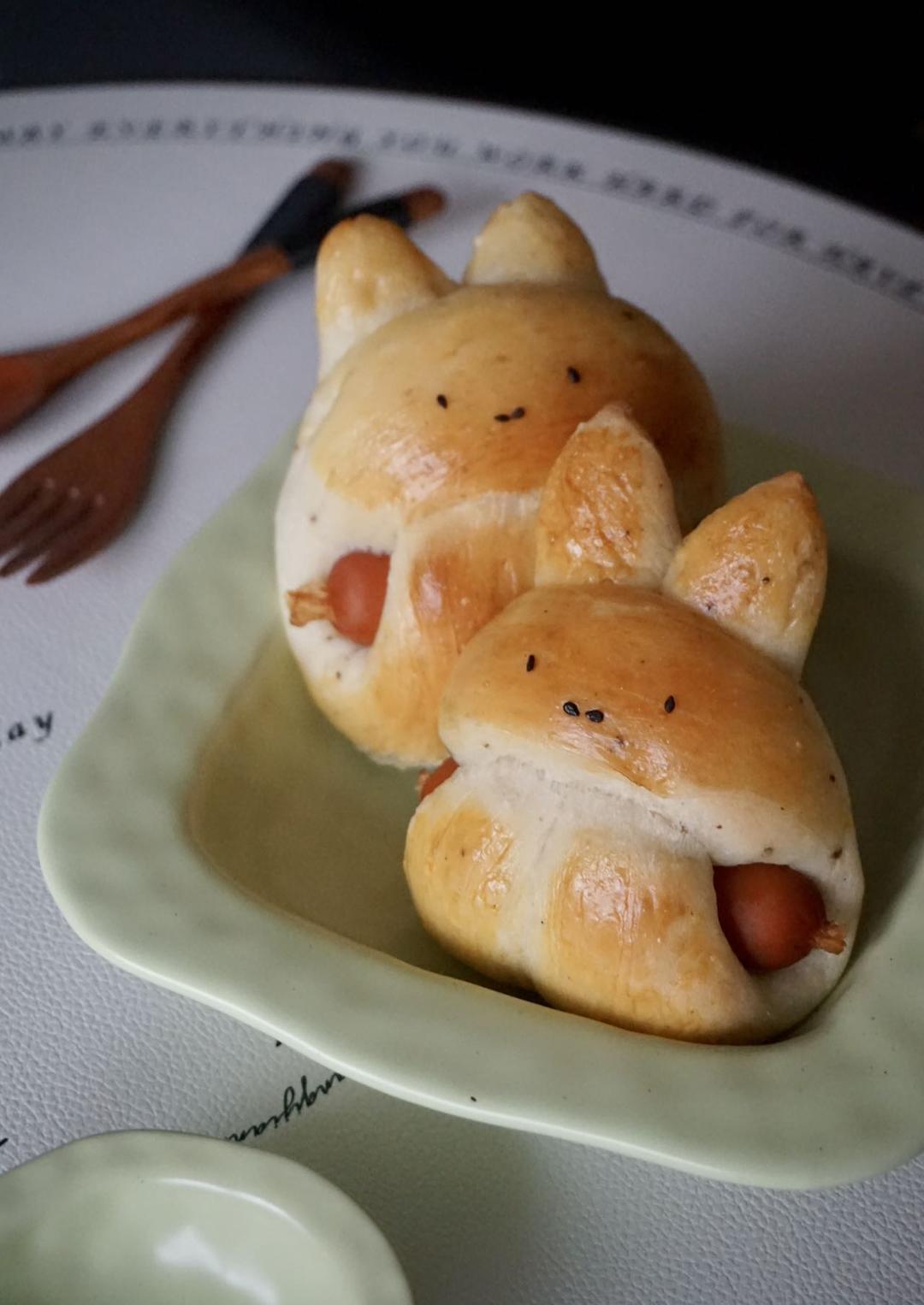 可爱抱抱兔面包