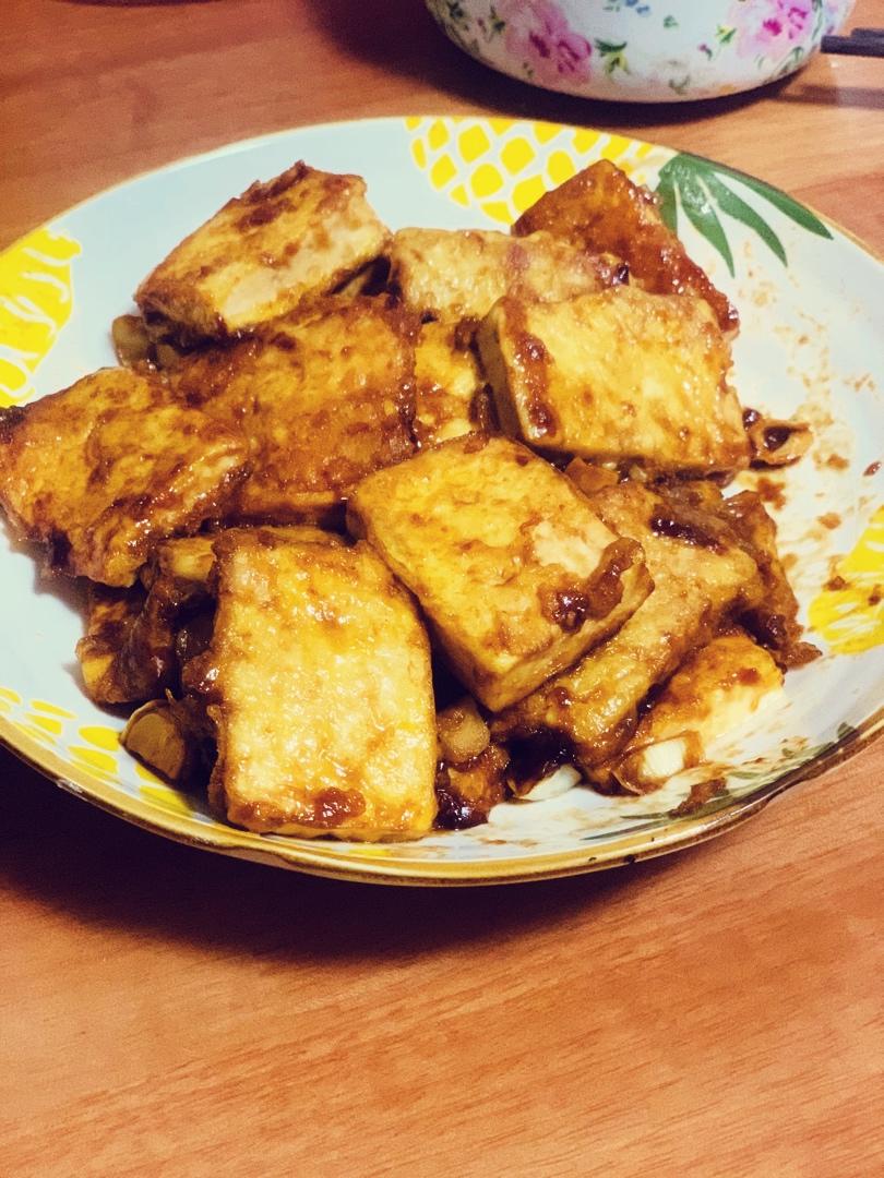 无敌好吃的香煎豆腐