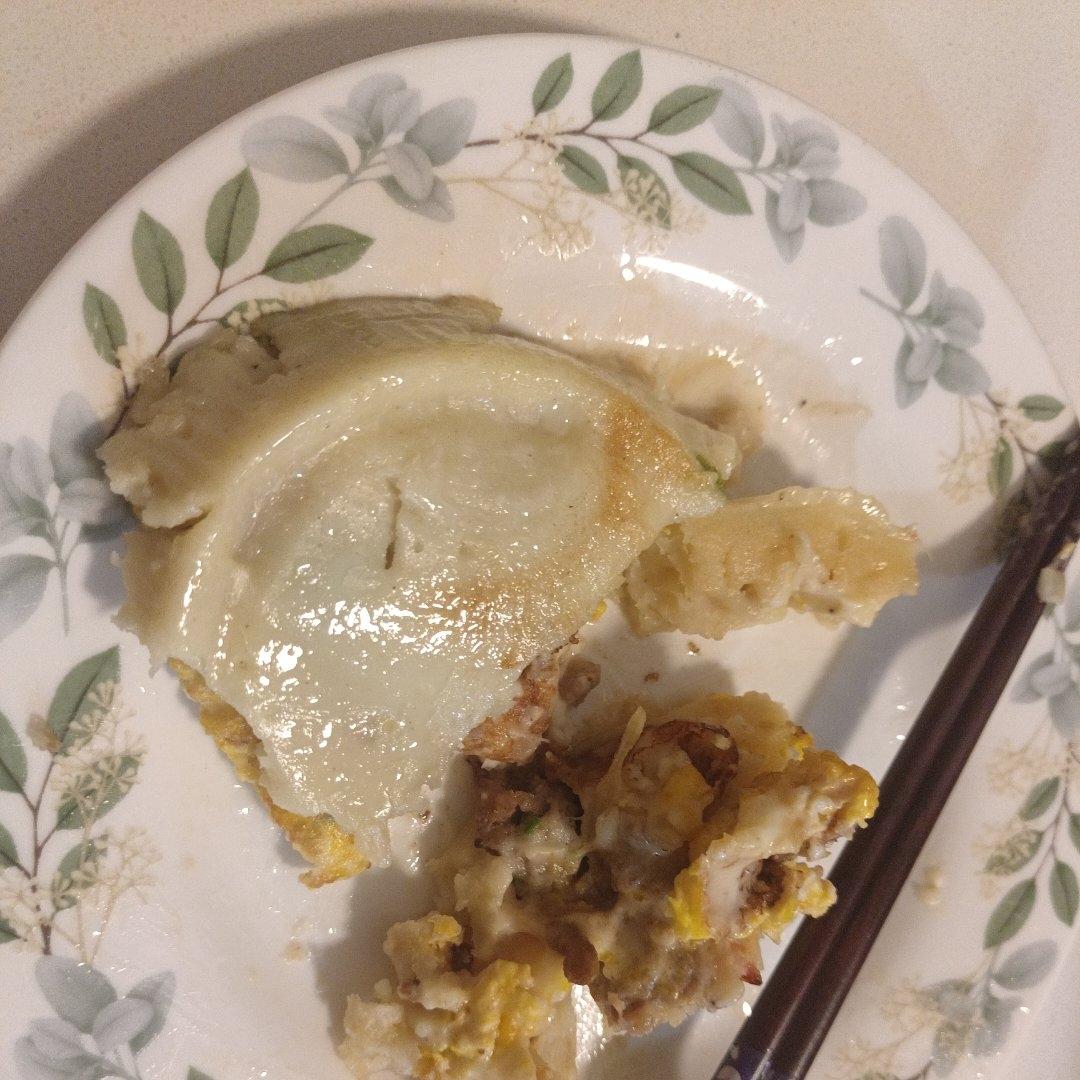 早餐霸王~沉甸甸鸡蛋汉堡