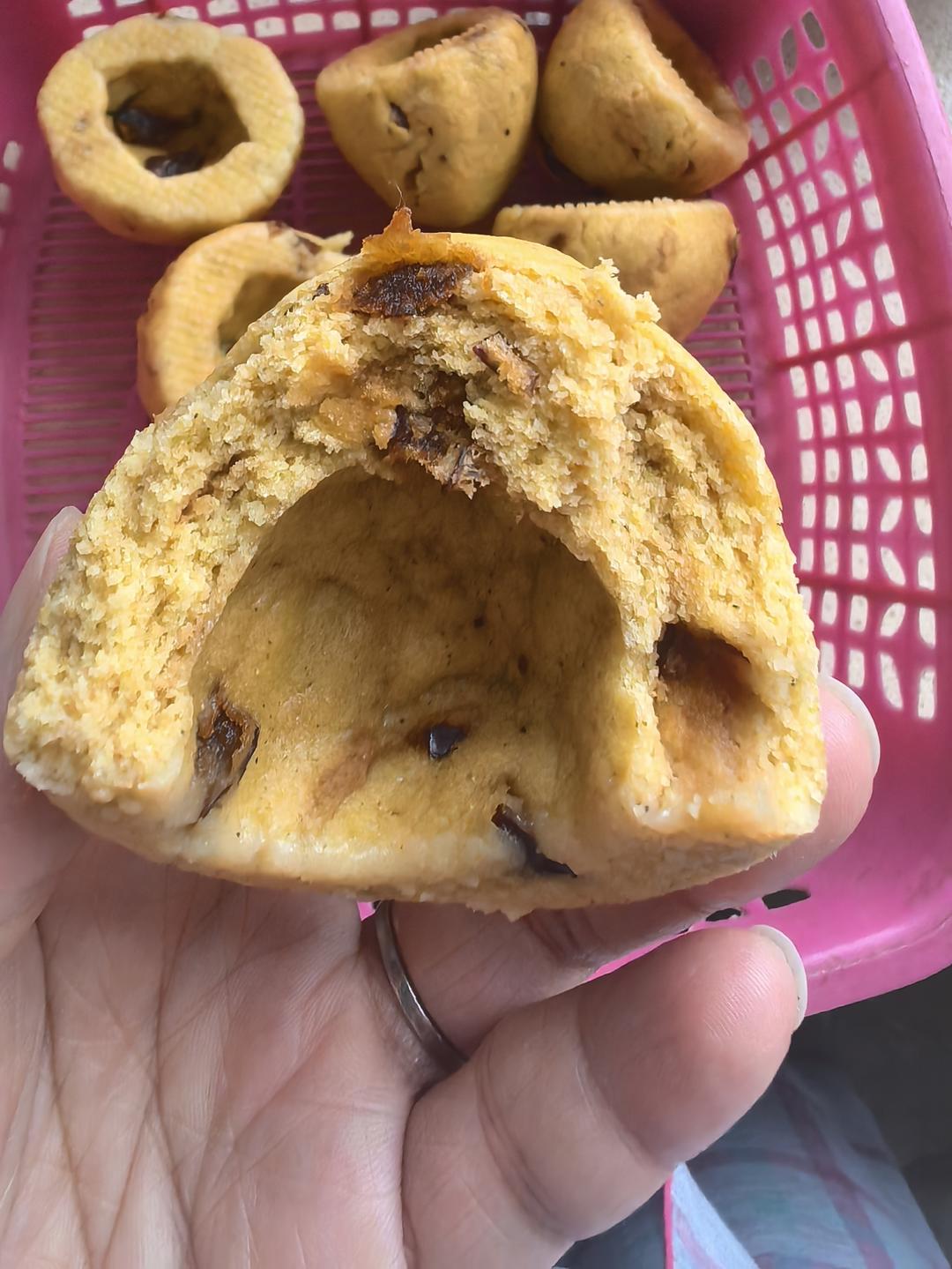 红枣玉米面窝窝头