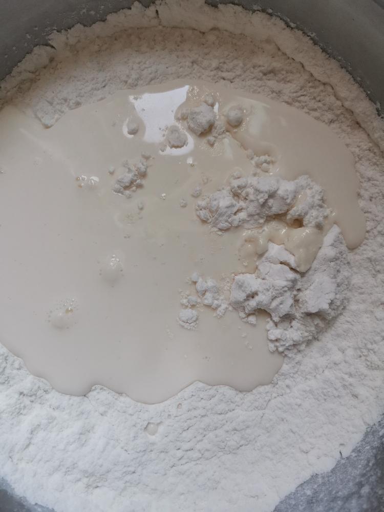 纯奶手撕吐司的做法 步骤1