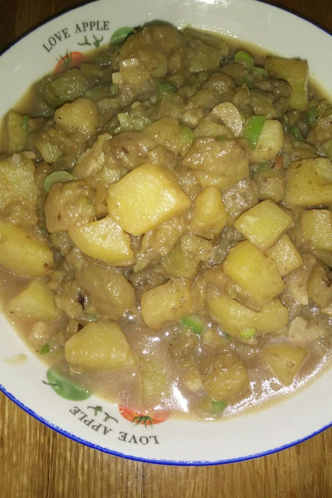 土豆炖茄子(东北菜)