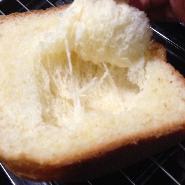 超级好吃的原味面包（面包机版）