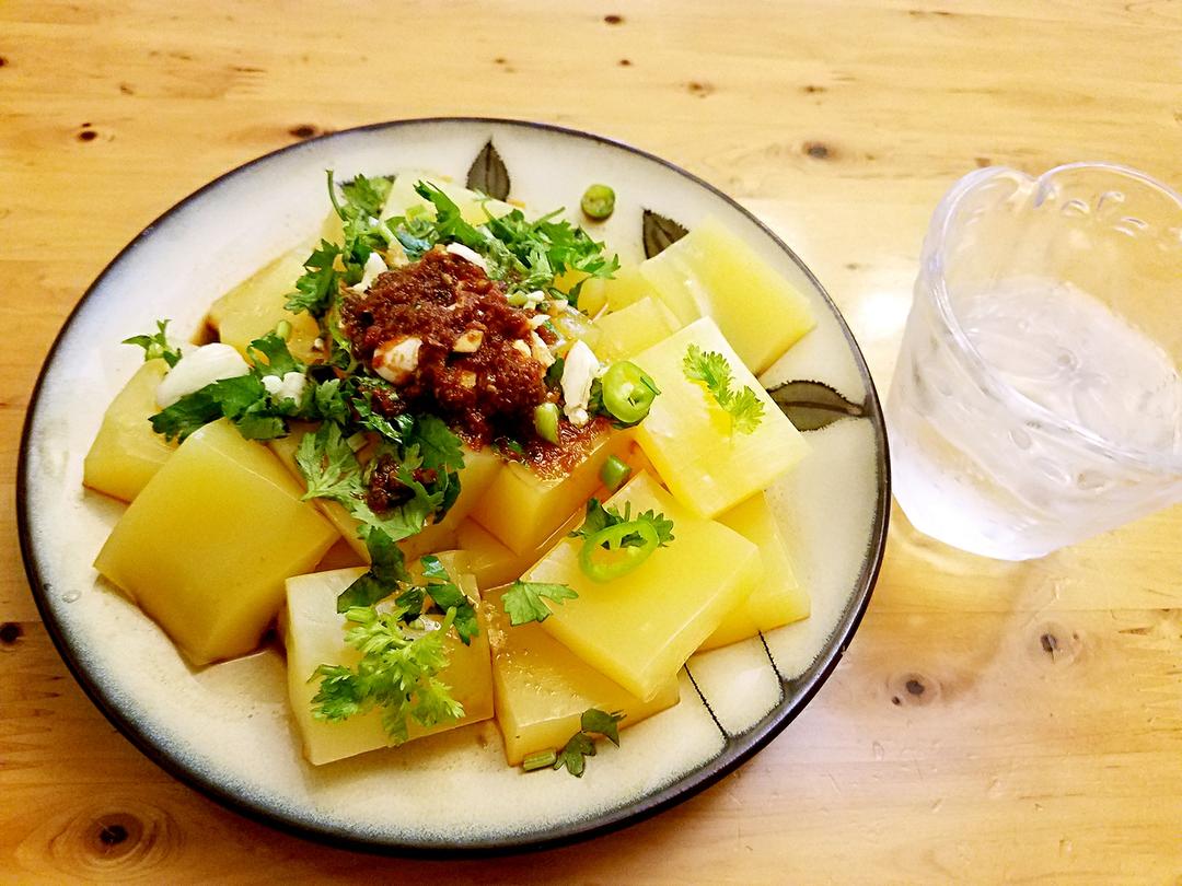 凉粉~酸爽百香果味（适合新手的方法和比例）