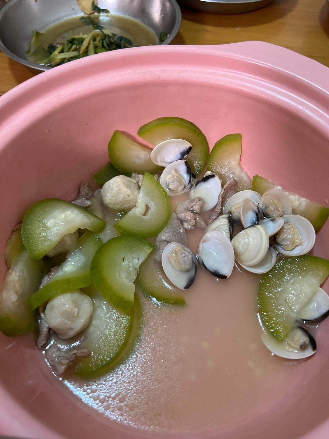 节瓜白贝瑶柱汤