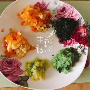 杂蔬鸡蛋羹➕杂蔬小饼➕火龙果的做法 步骤2