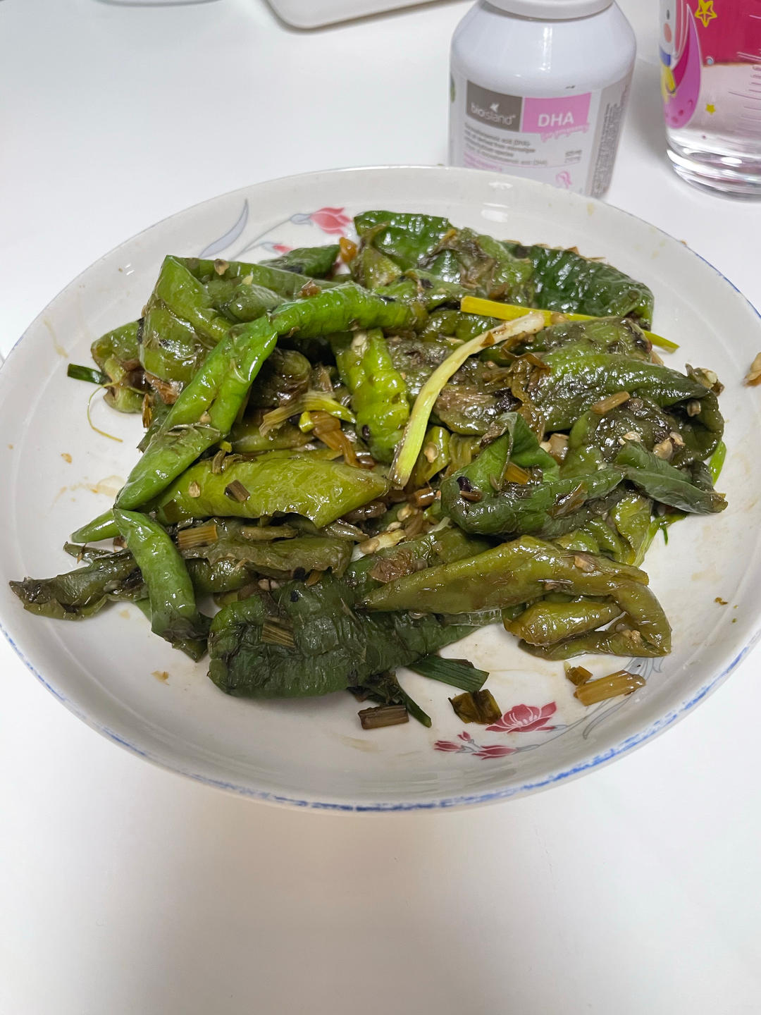 腌菜炒虎皮青椒（自用）