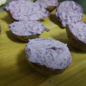 咪姆的马苏里拉芝士焗紫薯的做法 步骤5