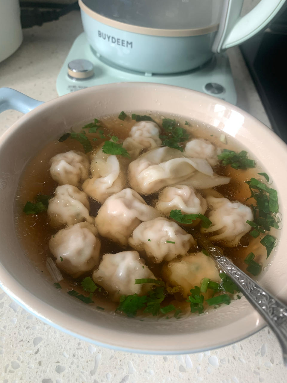 鲜虾韭菜鸡蛋小馄饨【9月北鼎养生壶食谱】