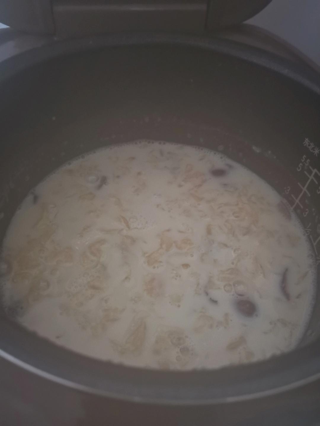 银耳红枣牛奶羹