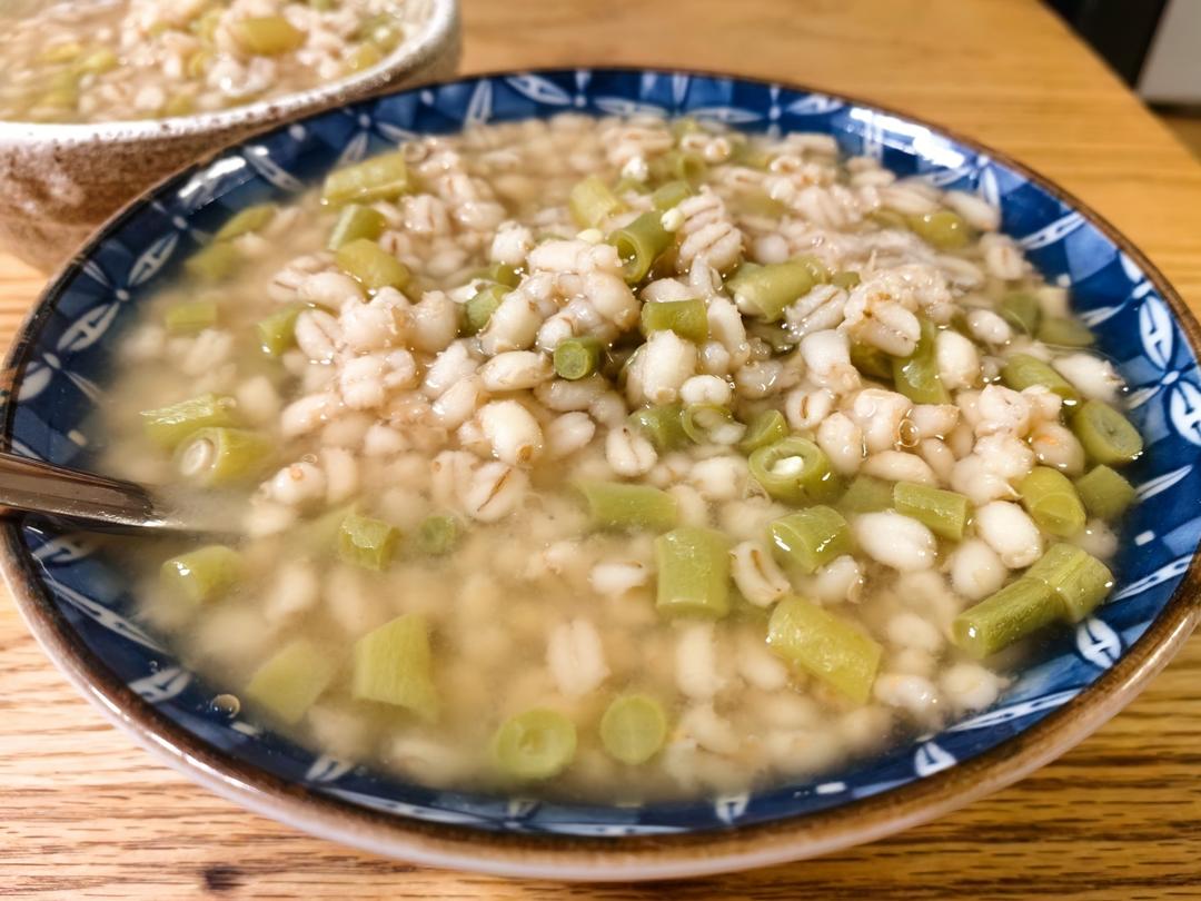 红糖大麦缸豆粥