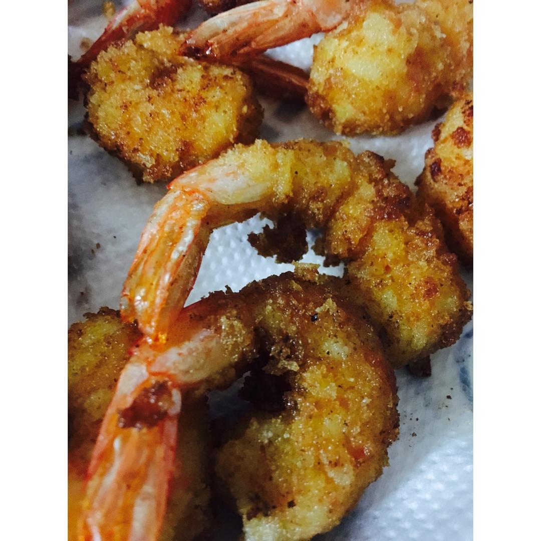 面包炸虾