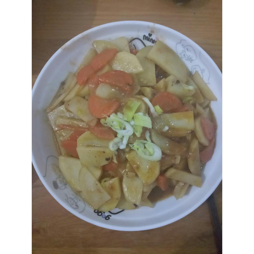 西红柿炒土豆片