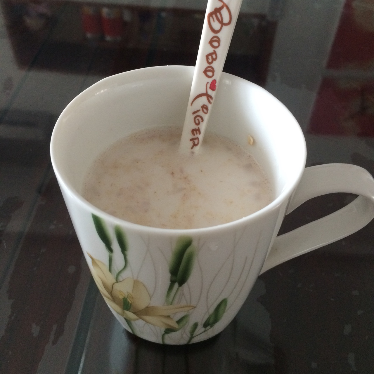 橙味儿佳做的牛奶燕麦泡香蕉(减肥快手早餐)