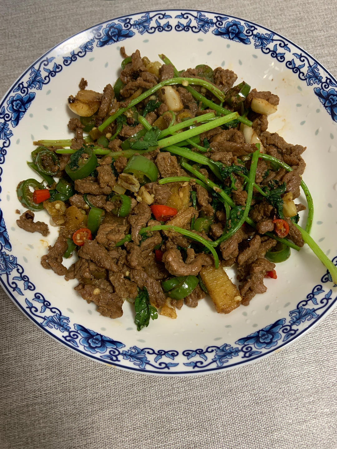 下饭菜😋小炒黄牛肉