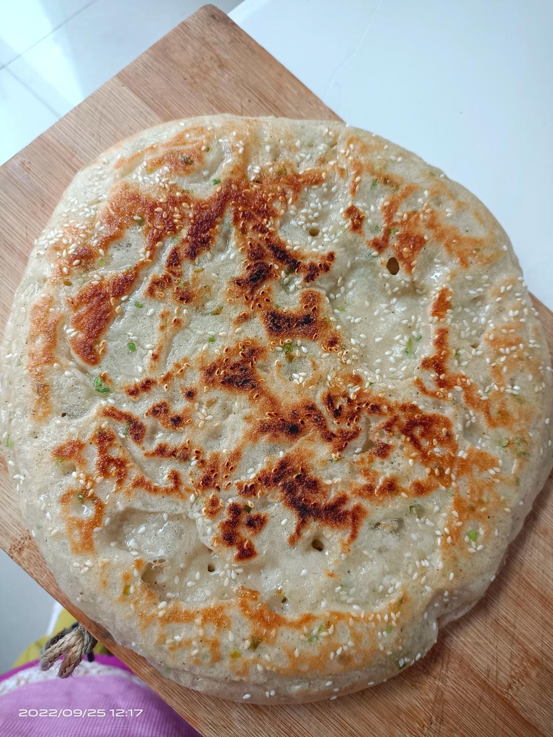 发面椒香葱花饼（超级宣软）