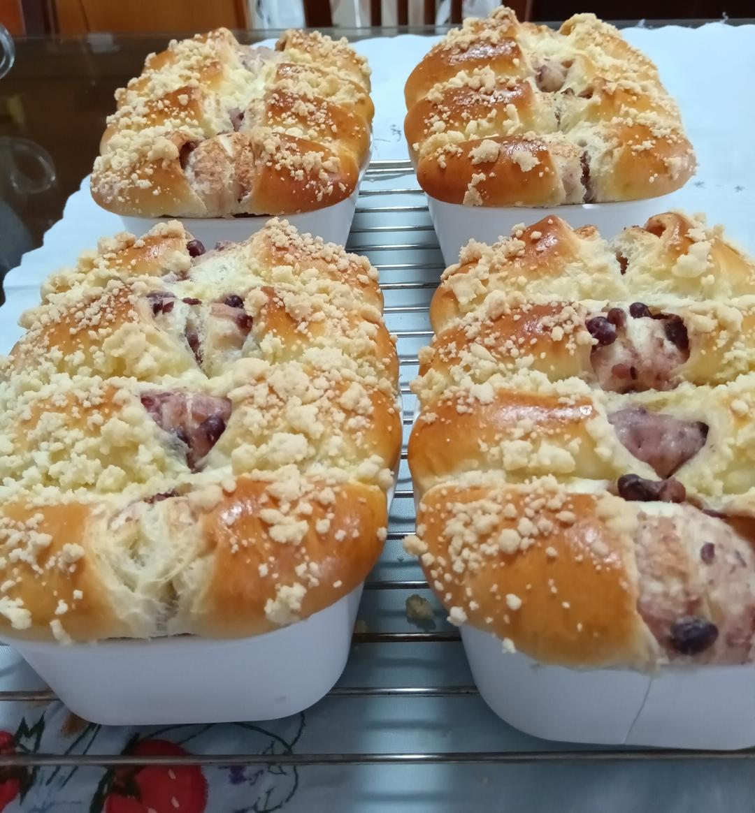 柔软醇香｜奶酪红豆小吐司