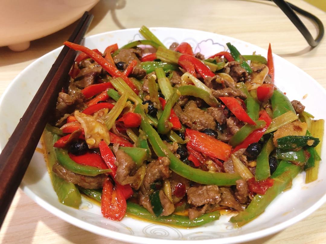 青椒炒牛肉
