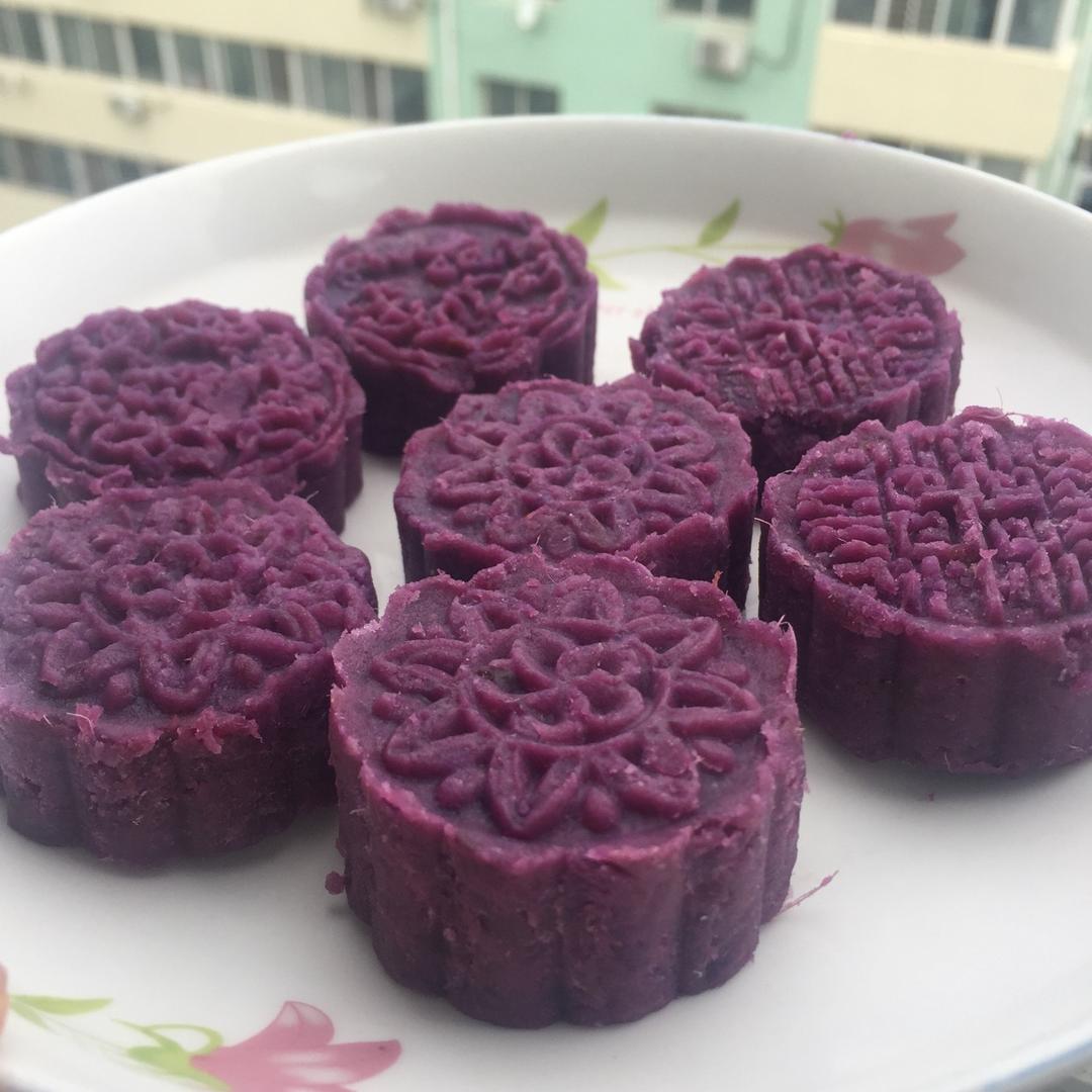紫薯芝麻饼