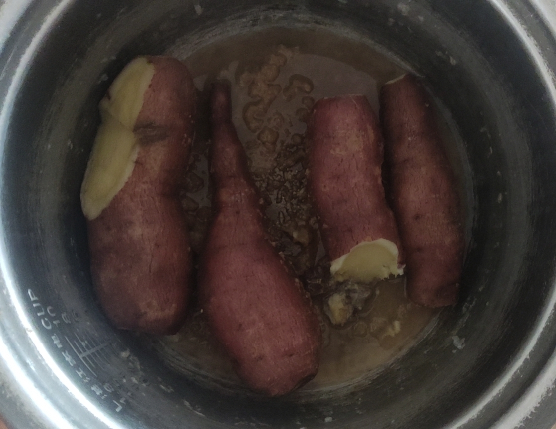 零失败的电饭煲焖红薯