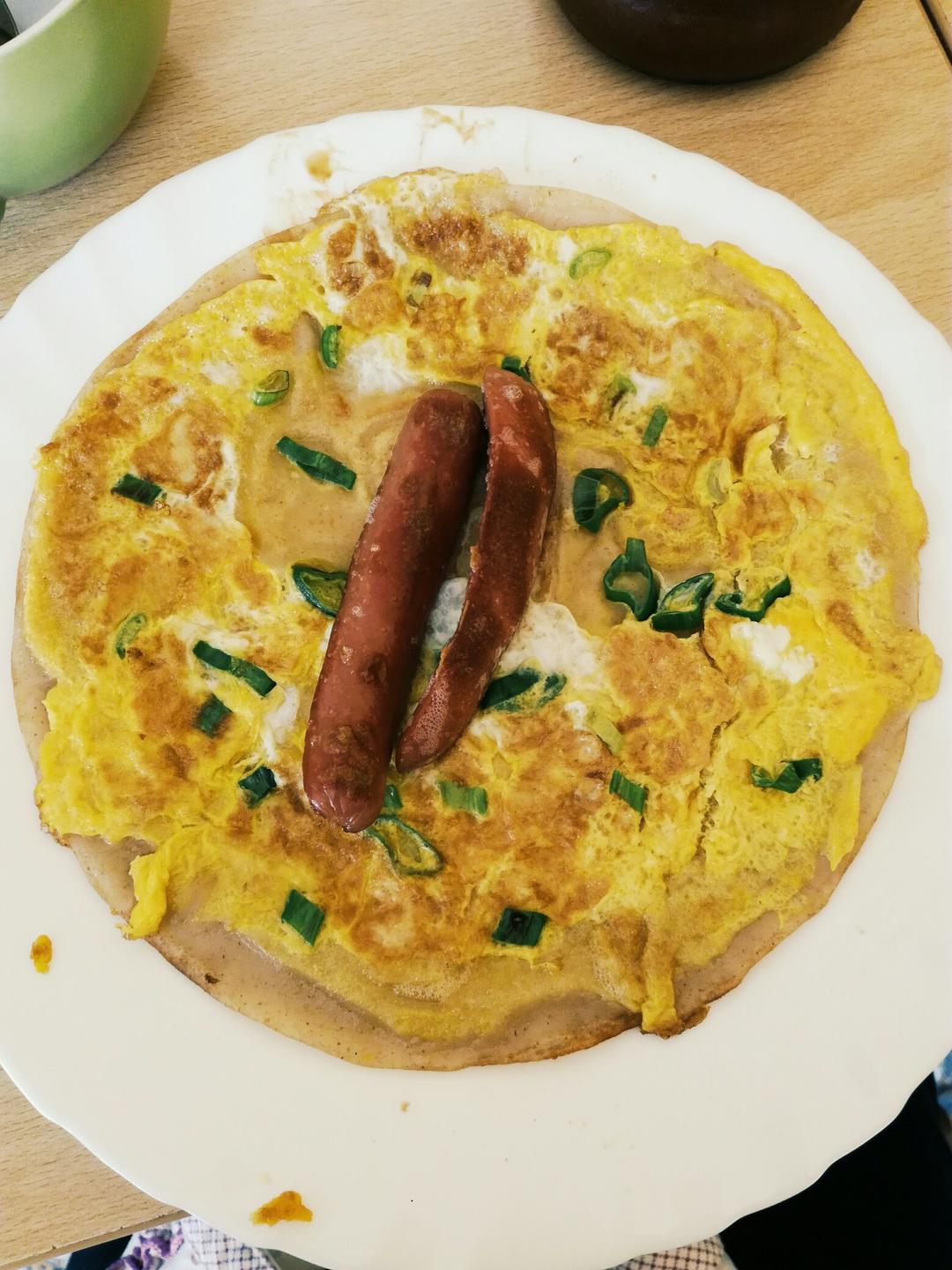 平底锅版煎饼果子
