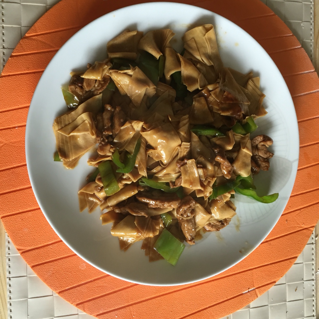 东北尖椒干豆腐